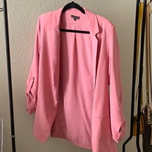 ShineStar oversized Pink blazer